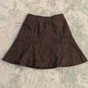 Ann Taylor Petite grey wool skirt